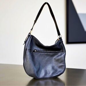 Kate Spade Black Leather Hobo Shoulder Bag